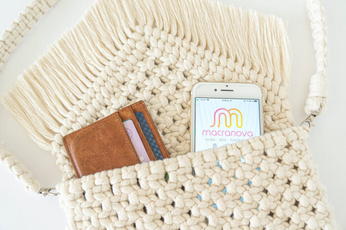 kit bolso macrame