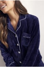 Pijama camisero polar Selmark P3876