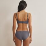 Sujetador selene 10615 gris Escote profundo