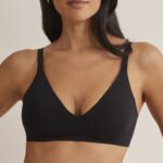 Sujetador selene 10615 negro Escote profundo