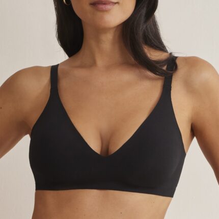 Sujetador selene 10615 negro Escote profundo