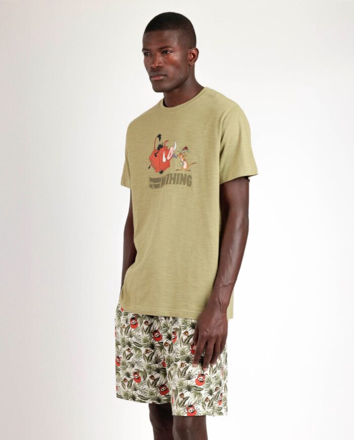 Pijama hombre verano Timon y Pumba
